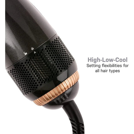 Joy Professional 2 in 1 Hair Dryer & Styler 1200W FDD-02901 - Black