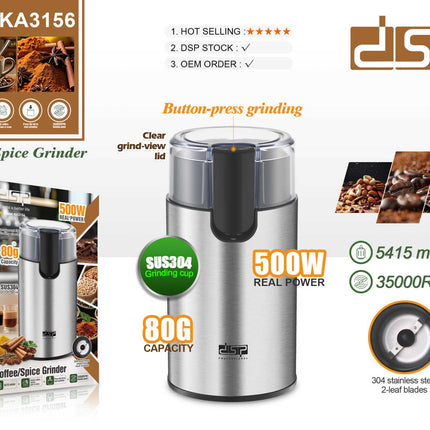 DSP Coffee grinder – KA3156 / 500W / 80g / 35000RPM