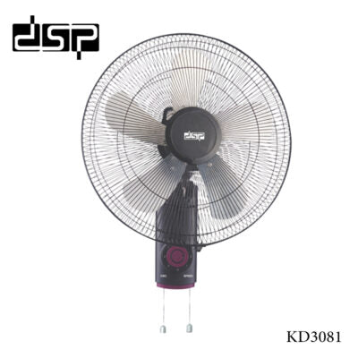 مروحة حائط قابلة للتعديل مقاس 18 بوصة، DSP KD3081، 60 واط