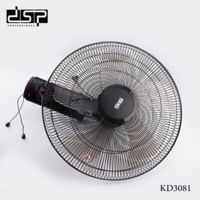 مروحة حائط قابلة للتعديل مقاس 18 بوصة، DSP KD3081، 60 واط