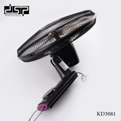 مروحة حائط قابلة للتعديل مقاس 18 بوصة، DSP KD3081، 60 واط