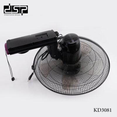 مروحة حائط قابلة للتعديل مقاس 18 بوصة، DSP KD3081، 60 واط