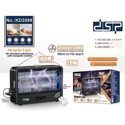 DSP KD3099, Mosquito Killer Lamp with Remote Control & Timer 3500V