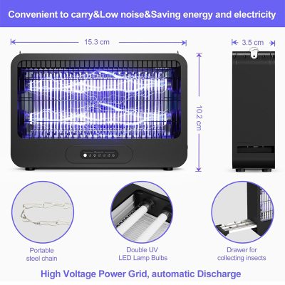 DSP KD3099, Mosquito Killer Lamp with Remote Control & Timer 3500V