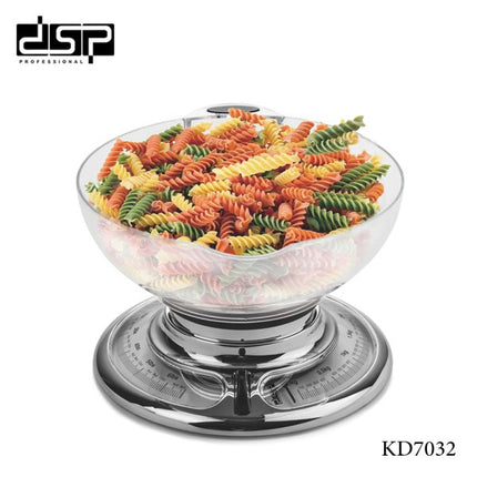 DSP KD7032, Analog Kitchen Scale with Bowl 25gr/3kg/1.3L