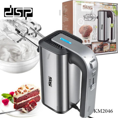 DSP KM2046, 250W Hand Mixer Stainless Steel