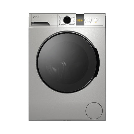 Gratus 8 KG Front Load Washing Machine 1400 RPM & 15 Programs, Digital Display, Inverter Motor, inox silver, 1 Year Full Warranty, Model – WFD8502WEVTX