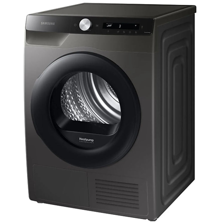 Samsung 8 Kg Front Load Dryer, Heat Pump, AI Control, A+++ Energy Efficiency, Reversible Door, Color Inox Silver – Model – DV80T5220AX – 1 Year Warranty