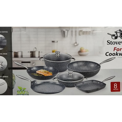 Stovewell Forged Cookware set 8 PIECES