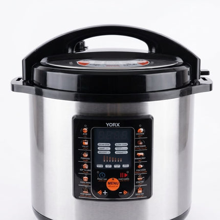 YORX Electric Pressure Cooker 8 Liters With Programming System/ 14 cooking functions