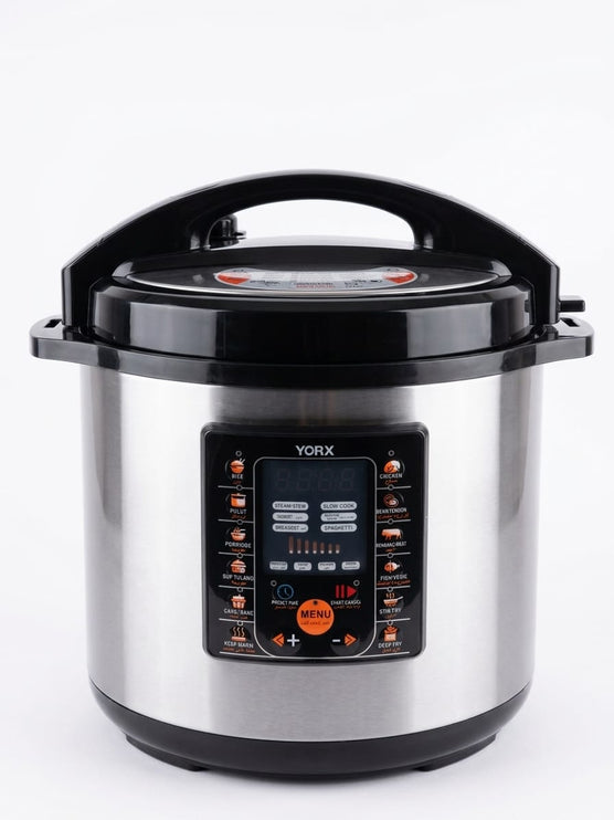 YORX Electric Pressure Cooker 8 Liters With Programming System/ 14 cooking functions