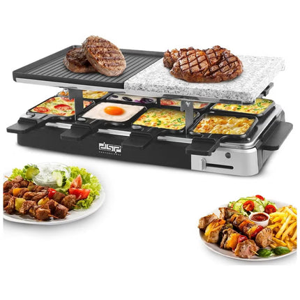 DSP Electric Grill, 1500W with Dual Aluminum and Marble Plates, Adjustable Temperature Control, Indicator Light - Plates for Versatile Cooking, KB1084u