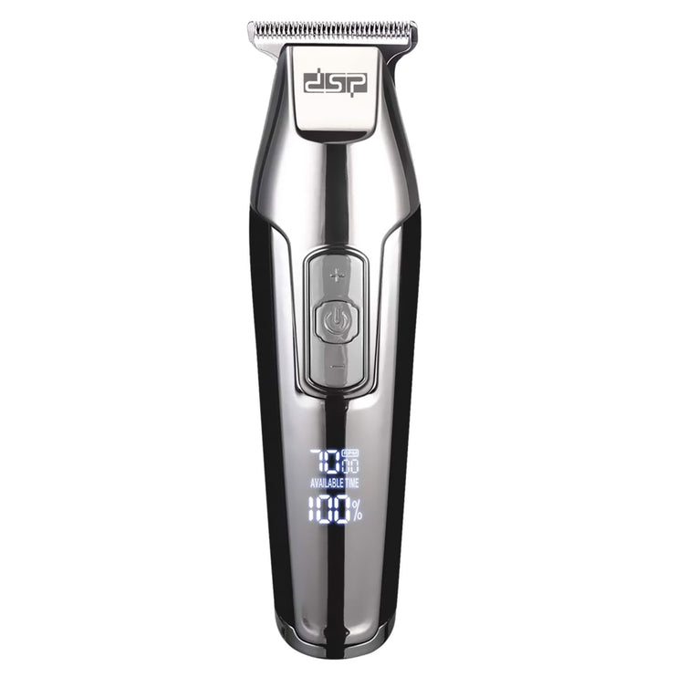 DSP men's shaver, continuous use up to 3 hours, black/gray, three levels of shaving 1 / 2 / 3, with 1 year warranty/90286