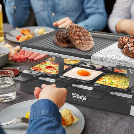 DSP Electric Grill, 1500W with Dual Aluminum and Marble Plates, Adjustable Temperature Control, Indicator Light - Plates for Versatile Cooking, KB1084u