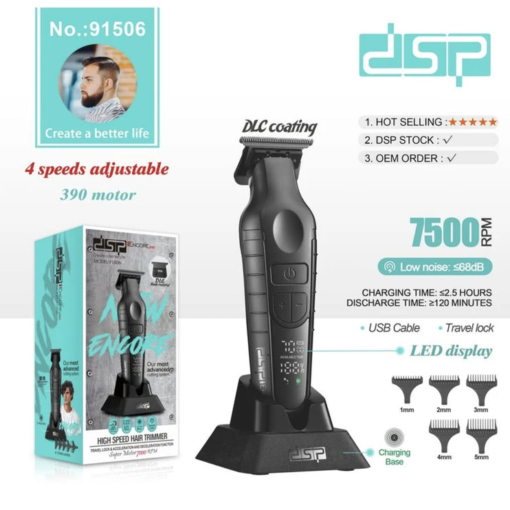 DSP rechargeable hair trimmer model 91506