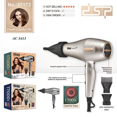 DSP 37173, Professional Hair Dryer 1600W