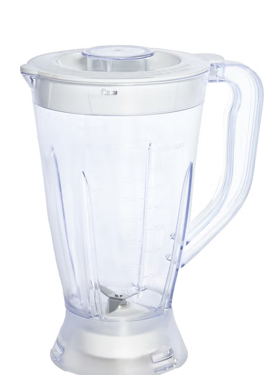 معالج طعام أدميرال مع التقطيع والتقطيع S-شفرة، عجن، صفيحة خفق، عصارة وخلاط 1.5 L 800 واط ADFP9081 أبيض