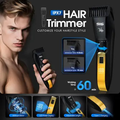 Dsp 4-in-1 Men's Grooming Kit Beard Trimmer, Body Trimmer, Nose Hair Trimmer & Foil Shaver