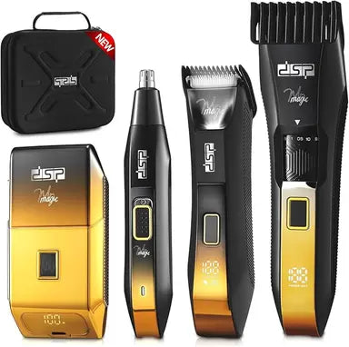 Dsp 4-in-1 Men's Grooming Kit Beard Trimmer, Body Trimmer, Nose Hair Trimmer & Foil Shaver