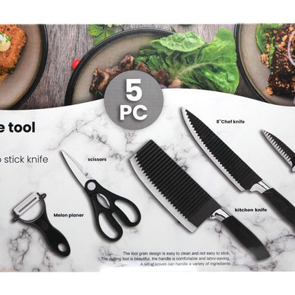 ENSEMBLE DE 5 PIECES, COUTEAUX DE CUISINE DANS UN COFFRET