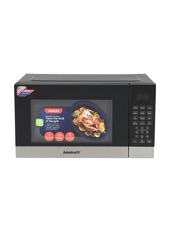 Admiral 25L Microwave Oven, 800W, ADMW25WSWP, Black