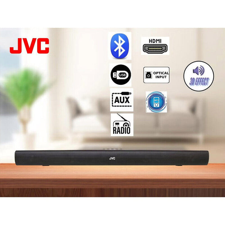 JVC 2.0CH Soundbar Plus Bluetooth, Usb, Fm Radio With 600W PMPO TH-N322B