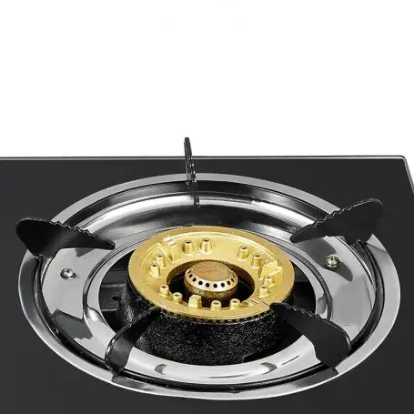 SPJ TT-GLX2003 Double Burner Gas Stove, made of tempered glass, with high heat resistance
