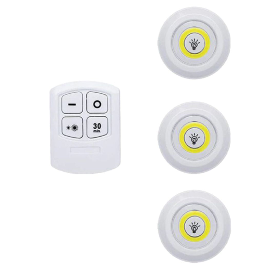 Remote Control 3W Cob Light LED Wireless Bedroom Lights