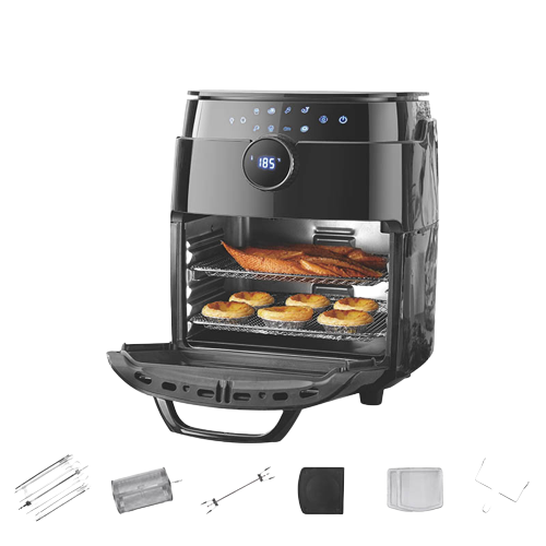 DSP AIR FRYER 14L OVEN, & GRILL, 1800W,  MODEL KB2089, WITH 1 YEAR WARRANTY, BLACK COLOR