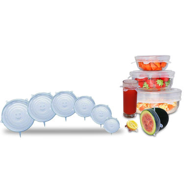 Silicone Stretch Lids 6 Pack Suction Lid