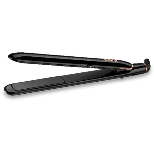BaByliss Smooth Finish 230 Hair Straightener |Titanium Ceramic Plates For Efficient Straightening |Adjustable Temperature Settings For Versatile Styling |Salon-quality Results At Home| ST250SDE(Black)