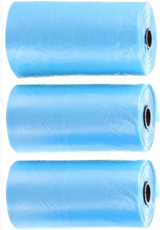 BABAMAMA Changing Mat 30 + PIXIE BIB 30 + Pack of 1 Refill BLUE (3 Rolls) 60 Nappy Bag