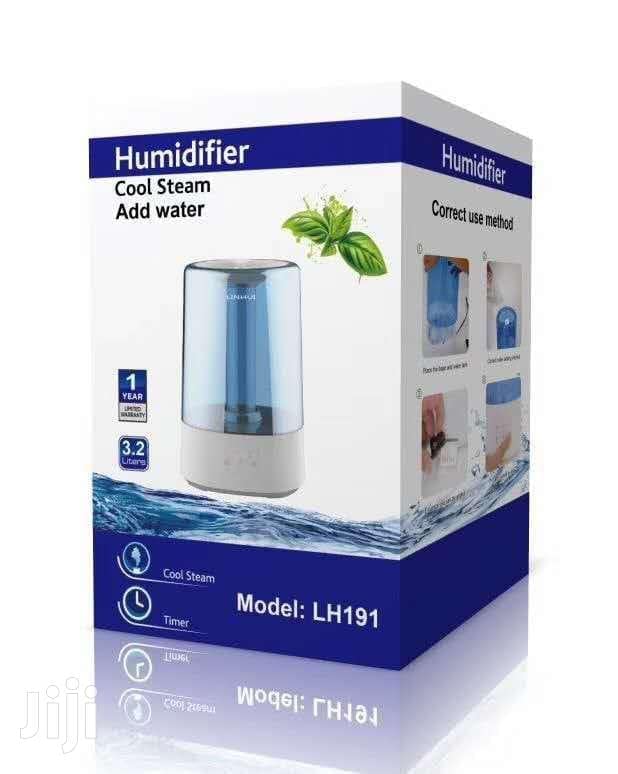 فواحه عطور LINHUI Humidifier LH191 سعة 3.2 لتر تاتش بتايمر (أزرق شفاف)