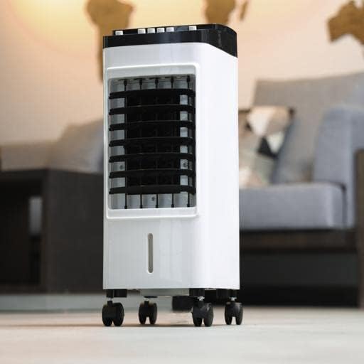 Geepas Air Cooler with 2 Ice Box, 6L Capacity, GAC16017 High Performance Motor, Easy Mobility, 3 Speed Choices Low/Med/High, Motor White