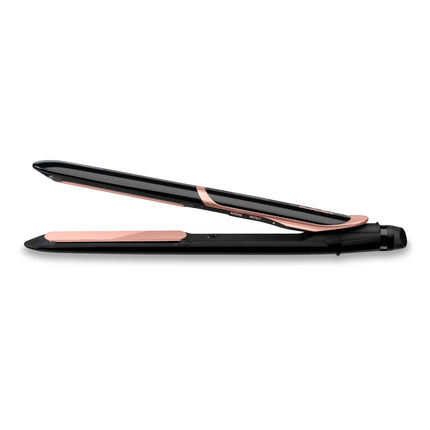 BaByliss Bronze Shimmer Hair Straightener | Fast Heat-up With Tourmaline-ceramic Coated Plates | 6 Digital Heat Settings 140°C - 235°C | Ionic Frizz Control & Auto Shut Off | ST391SDE (Black)