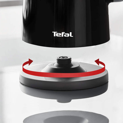 TEFAL Kettle | Smartin'Light 1.5L Digital Electric Kettle Black | 2500-3000 W | 5 Temperature Selection | 30 Min Keep Warm | Auto Off