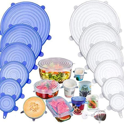 Silicone Stretch Lids 6 Pack Suction Lid