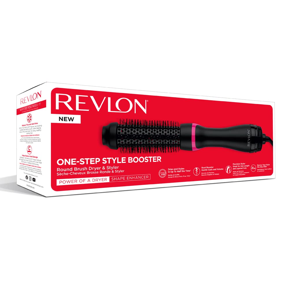 Revlon One Step Style Booster, Dryer & Styler. Reduces Frizz and adds shine  (OPEN-BOX)
