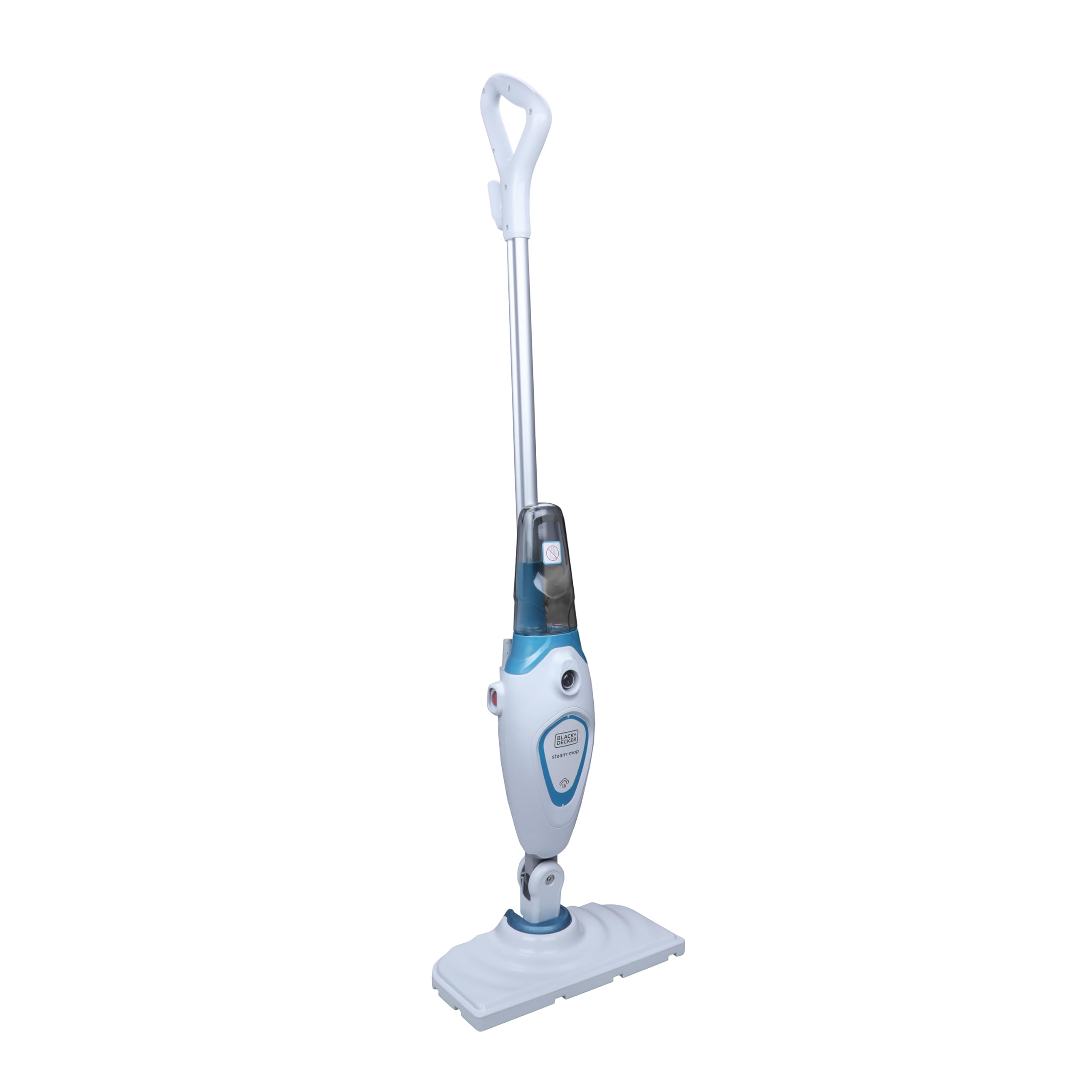 BLACK+DECKER 1300W 350ml Steam Mop With 5m Cord length and 20sec Heat Up Time That Kills 99.9% Germs+Super Heated For Quick Easy Cleaning Sanitizes Surfaces FSM1605-B5