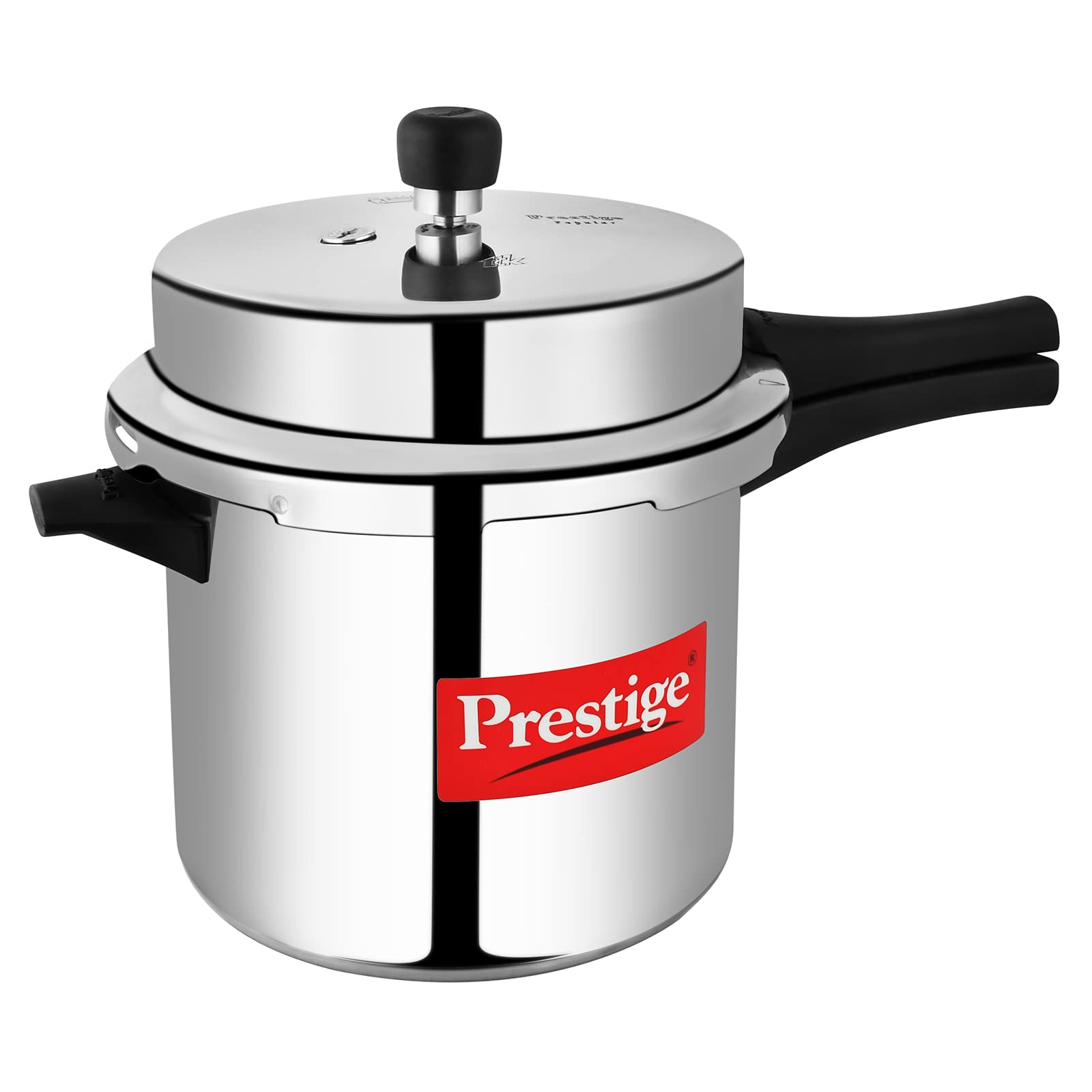Prestige Popular Aluminium Pressure Cooker Silver, 6 Ltr - PPAPC6
