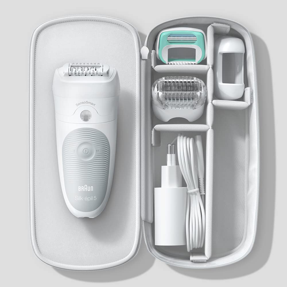 Braun Silk epil 5 Mbses5 Wet & Dry Epilator, Design Edition With 5 Extras Incl. Shaver Head., Various