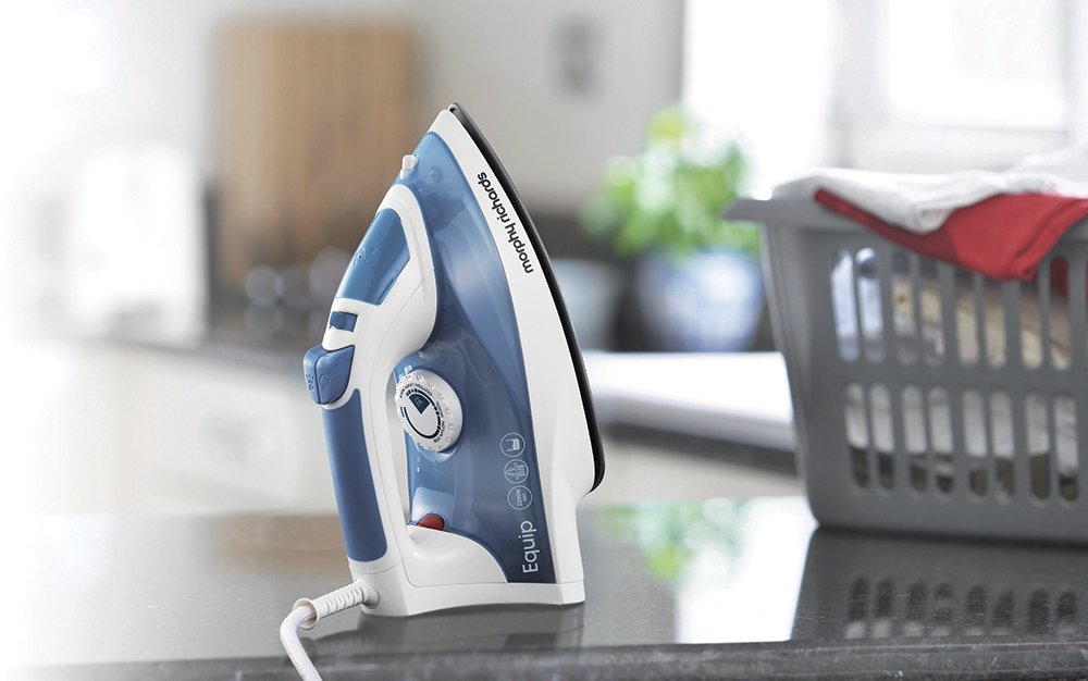 Morphy Richards Equip Steam Iron, Blue/White, 2200W مورفي ريتشارد 2200 واط مكواة بخار أزرق, أبيض