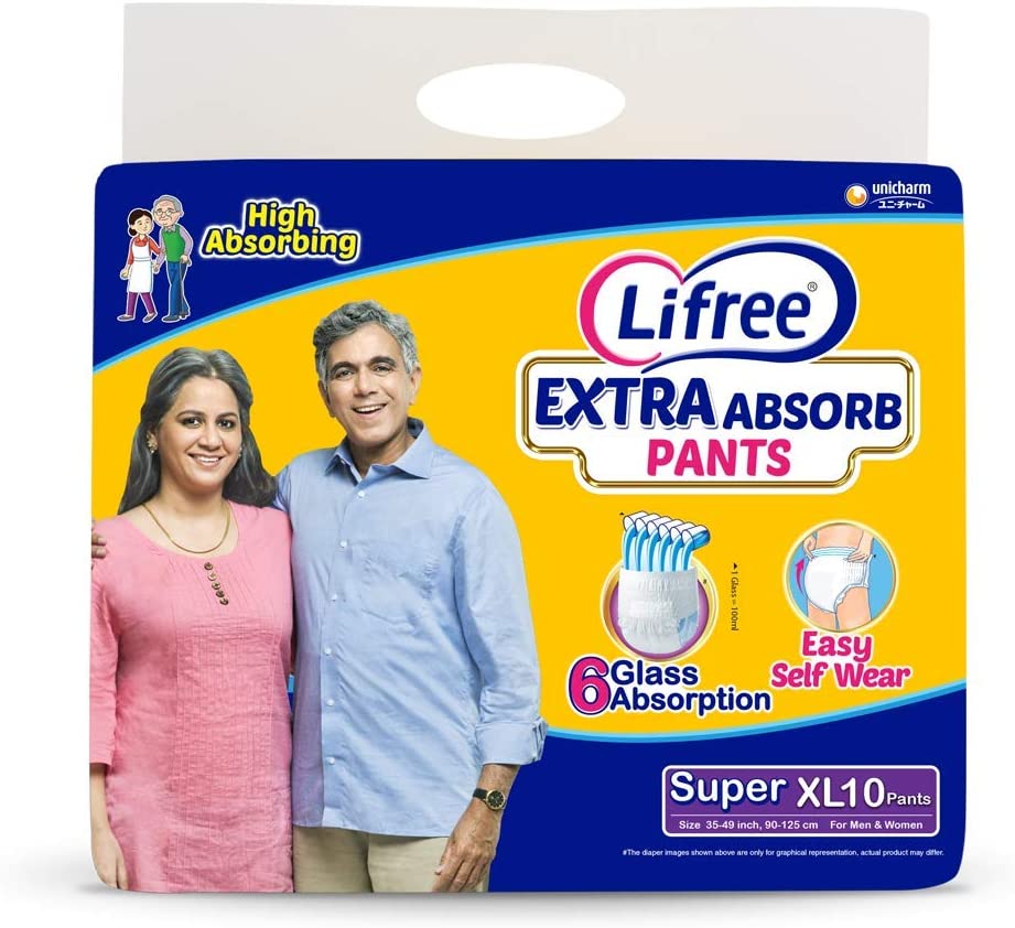 Lifree Extra Large Size Diaper Pants - 10 Count