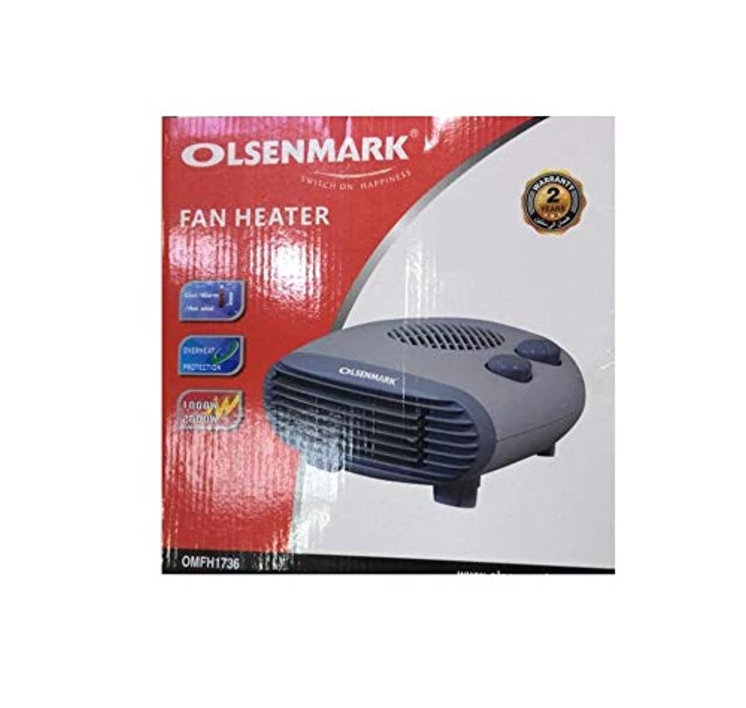 Olsenmark Fan Heater, White, Omfh1736