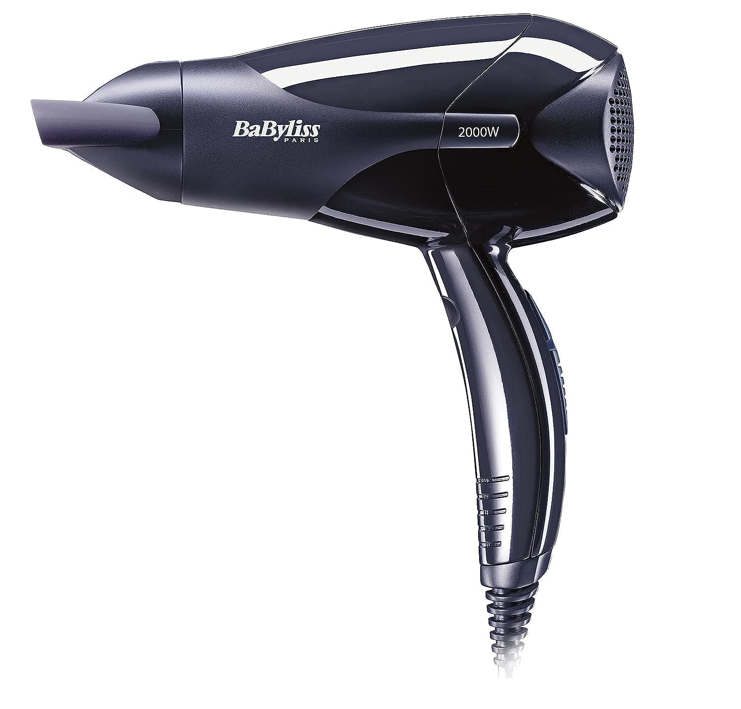 BaByliss Powerlight 2000 Dryer | Lightweight And Powerful 2000w Dryer With Quick Drying Time | 2 Heat & 2 Speed Control | Easy To Handle & Efficient And Customizable Settings