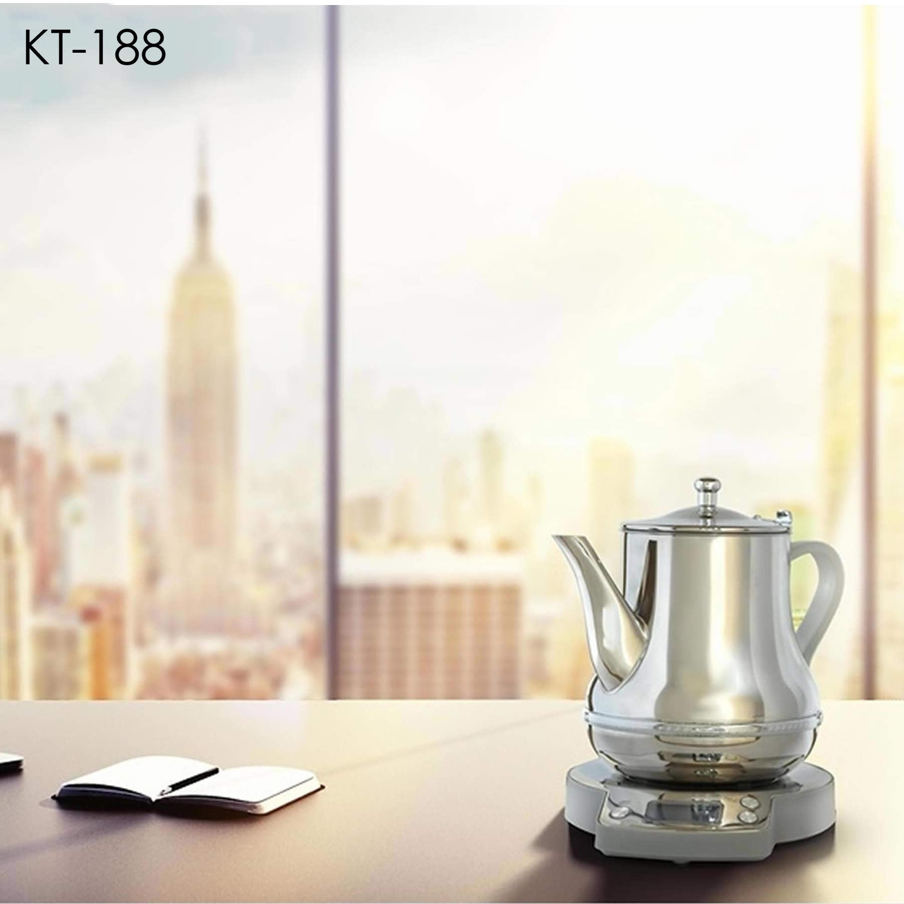 Crownline Karak Tea Maker Kt-188 Silver