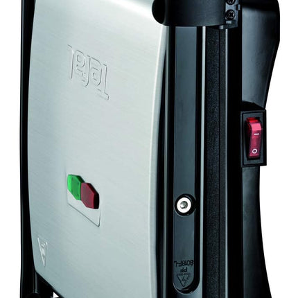 Tefal Inicio Panini Grill, 2000 Watts, Multi-Colour, Stainless Steel/Plastic, Gc241D28."Min 1 year manufacturer warranty