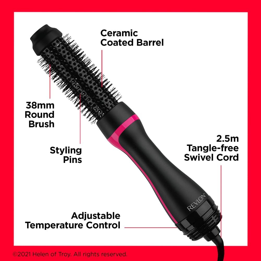 Revlon One Step Style Booster, Dryer & Styler. Reduces Frizz and adds shine  (OPEN-BOX)