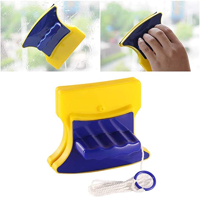 Magnetic window cleaner