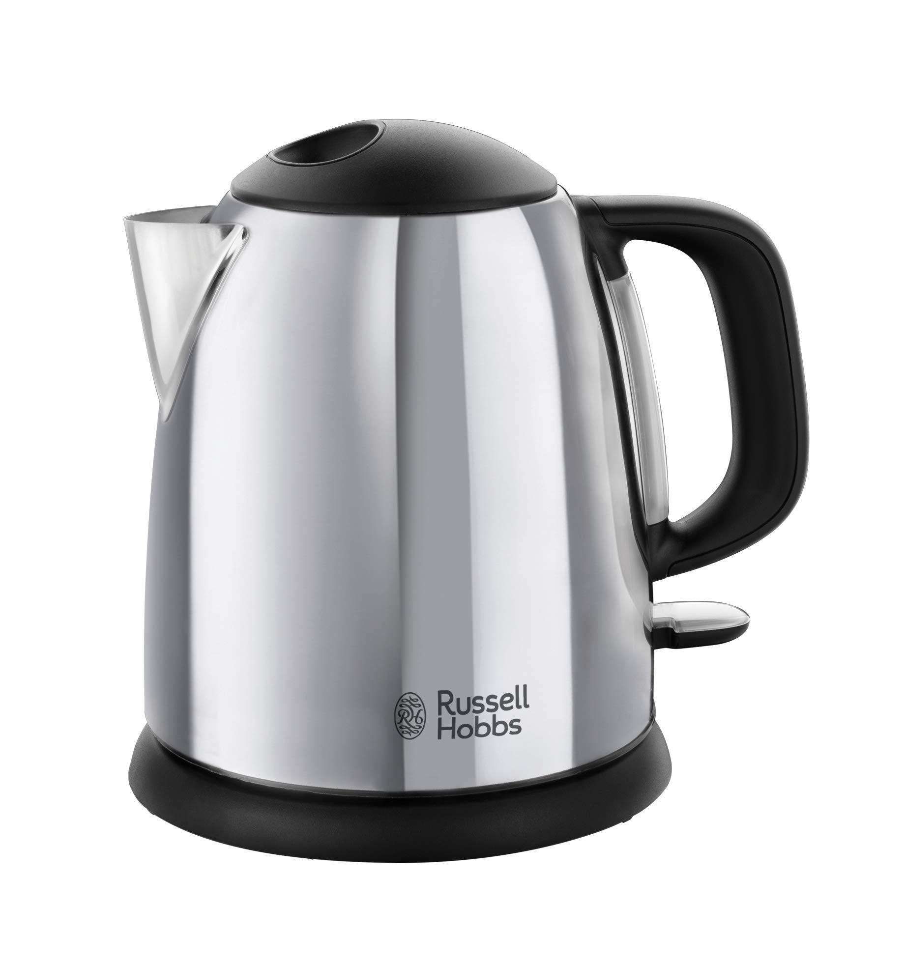 Russell Hobbs Victory Compact Electric Kettle 1L Capacity 2400W  Stainless Steel, Removable Filter غلاية كهربائية لاسلكية كلاسيكية صغيرة 1 لترمن راسل هوبز